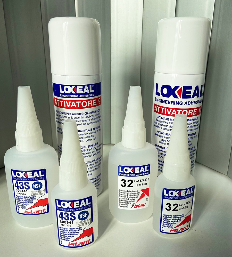 Adhesivos de cianocrilato LOXEAL 32 y LOXEAL 43S
